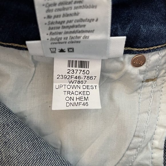 Paige Verdugo Ankle Jeans Womens Size 25 Skinny Dark Wash - Picture 8 of 9